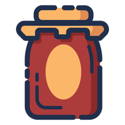 Mason jar icon PNG Design