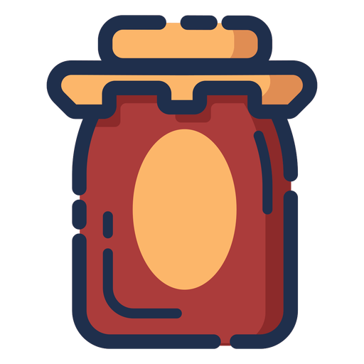 Mason jar icon PNG Design