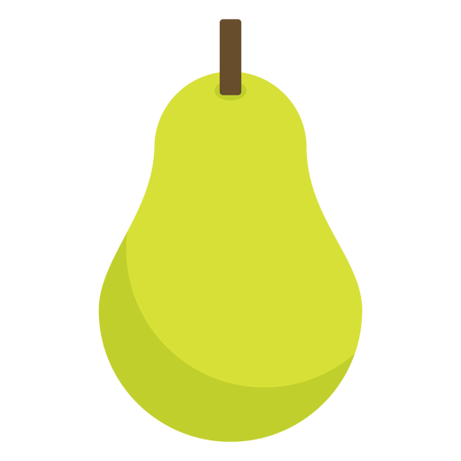 Birnenfrucht flach PNG-Design