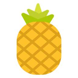 Plano de fruta de piña Diseño PNG