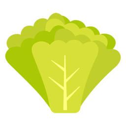 Rábano verde vegetal plano Diseño PNG