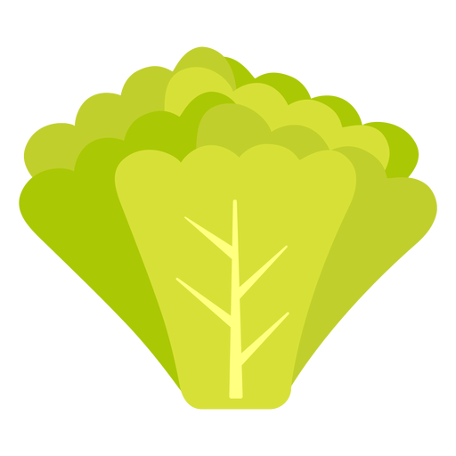 Radish greens vegetable flat PNG Design