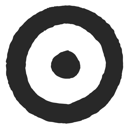 Symbol f?r Zielkreise PNG-Design