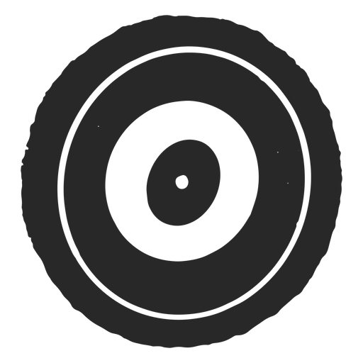 Zielkreise drei Kreise Symbol PNG-Design