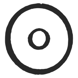 Círculos de alvo dois círculos bonitos ícone Desenho PNG