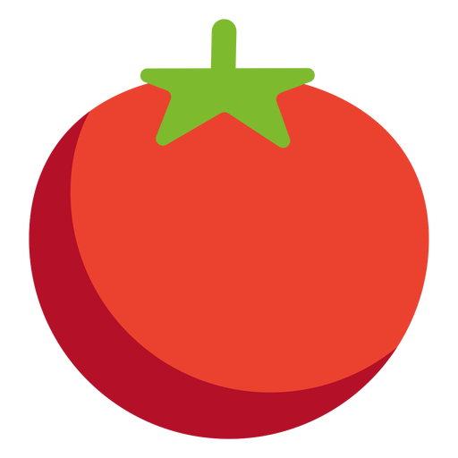 Tomato vegetable flat PNG Design