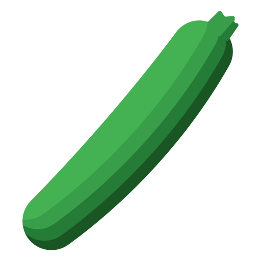 Zucchini Gem?se flach PNG-Design
