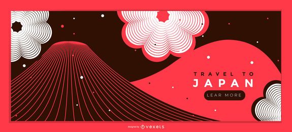 Travel to Japan Web Slider Design