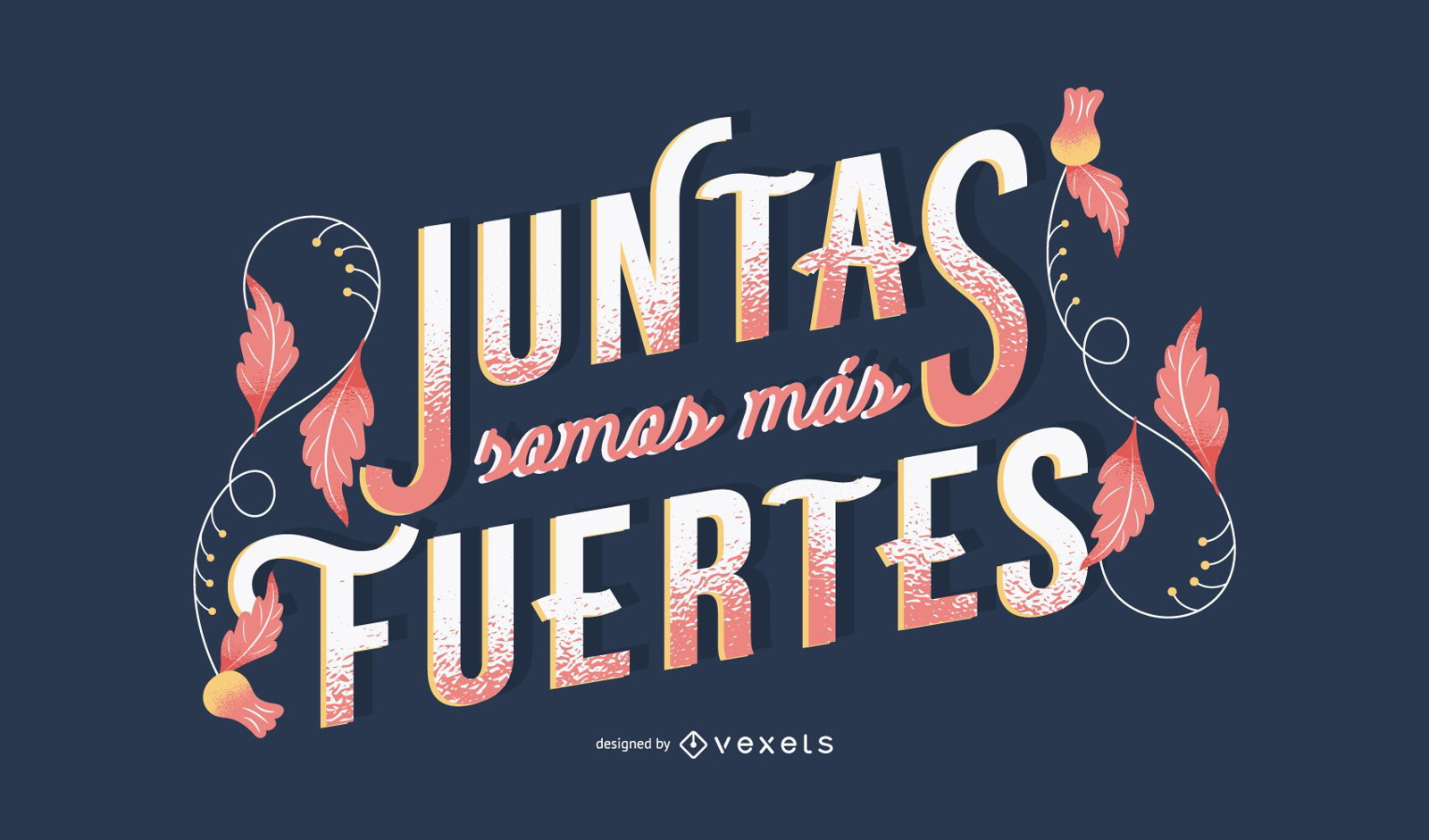 Women's day spanish lettering