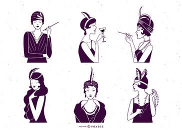 Paquete de diseño de mujer de Charleston