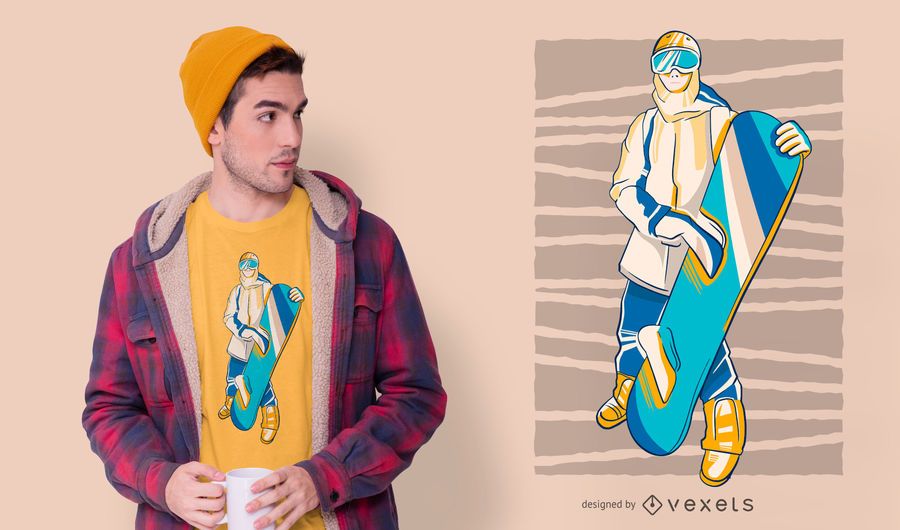 Snowboarder People T-shirt Design Snowboarder People T-shirt Design