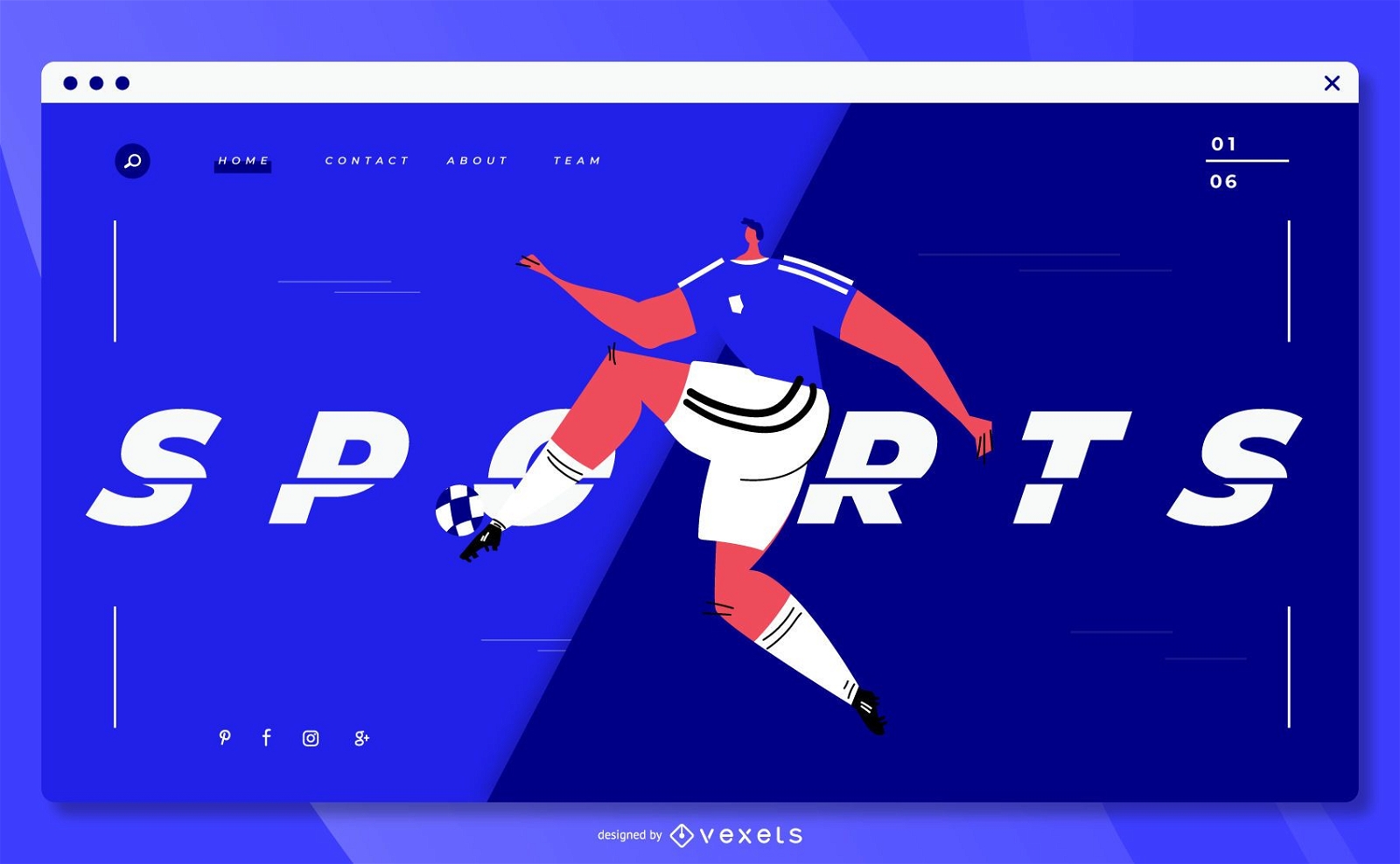 Sport-Fu?ball-Website-Design
