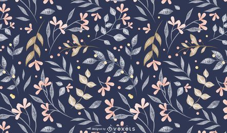 Desenho de folhas de primavera