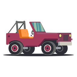 Jipe de ilustração de carro Desenho PNG