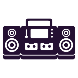 Cassette player 90s PNG Design