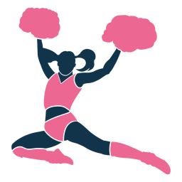 Cheerleader awesome jump PNG Design