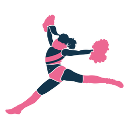 Cheerleader legs spread PNG Design