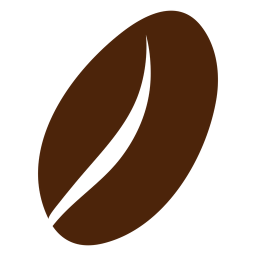 Coffee bean brown PNG Design