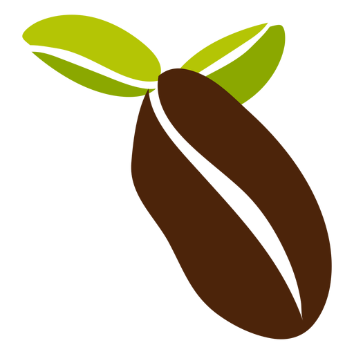 Coffee bean design PNG Design