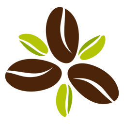 Desenho de flor de grão de café Desenho PNG