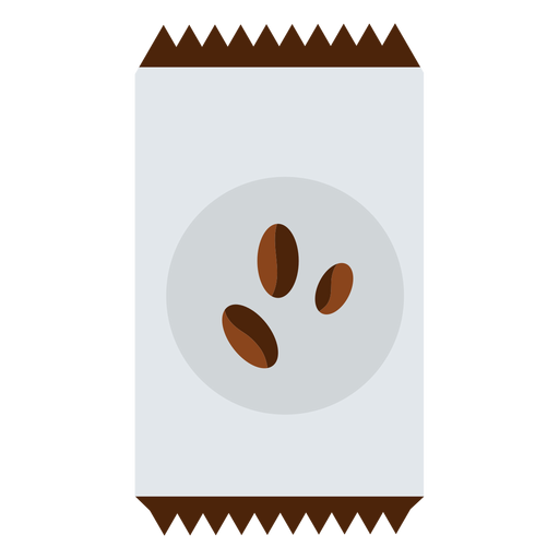 Coffee bean package PNG Design