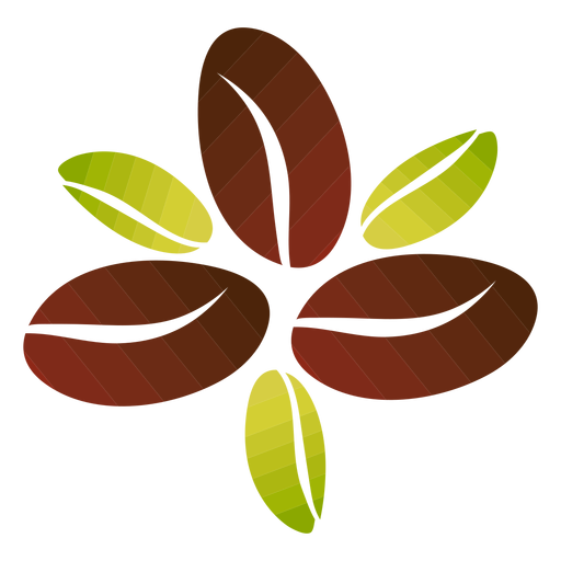 Flor De Granos De Cafe Descargar Png Svg Transparente