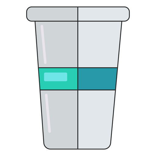 Café com ícone de xícara Desenho PNG