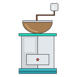 Cafetera de icono de máquina de café Diseño PNG