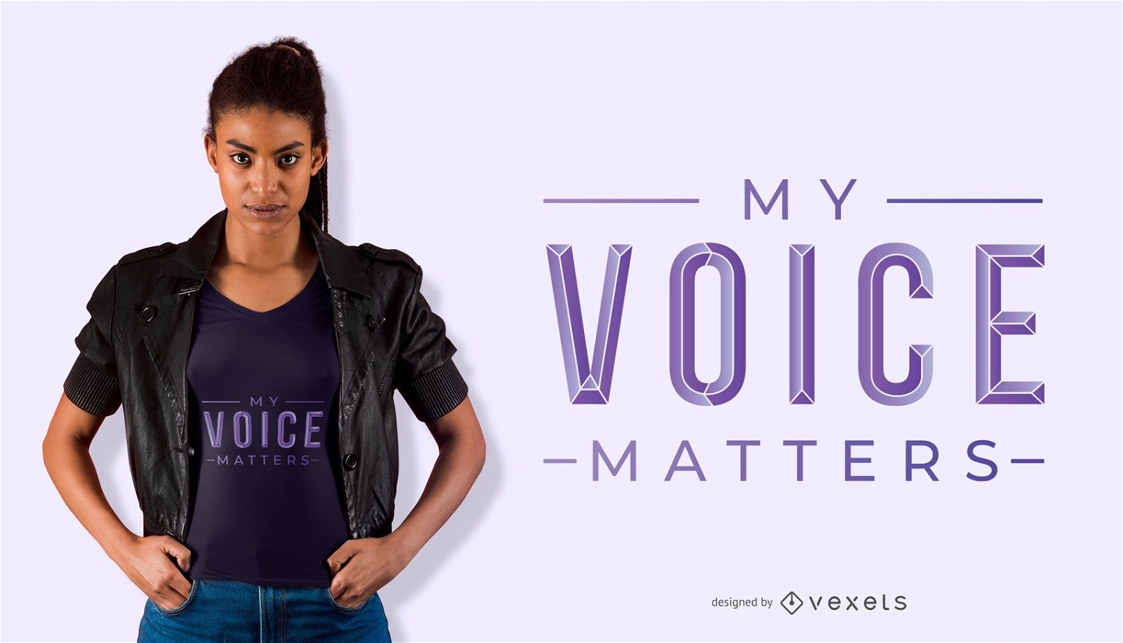 My voice matters t-shirt design