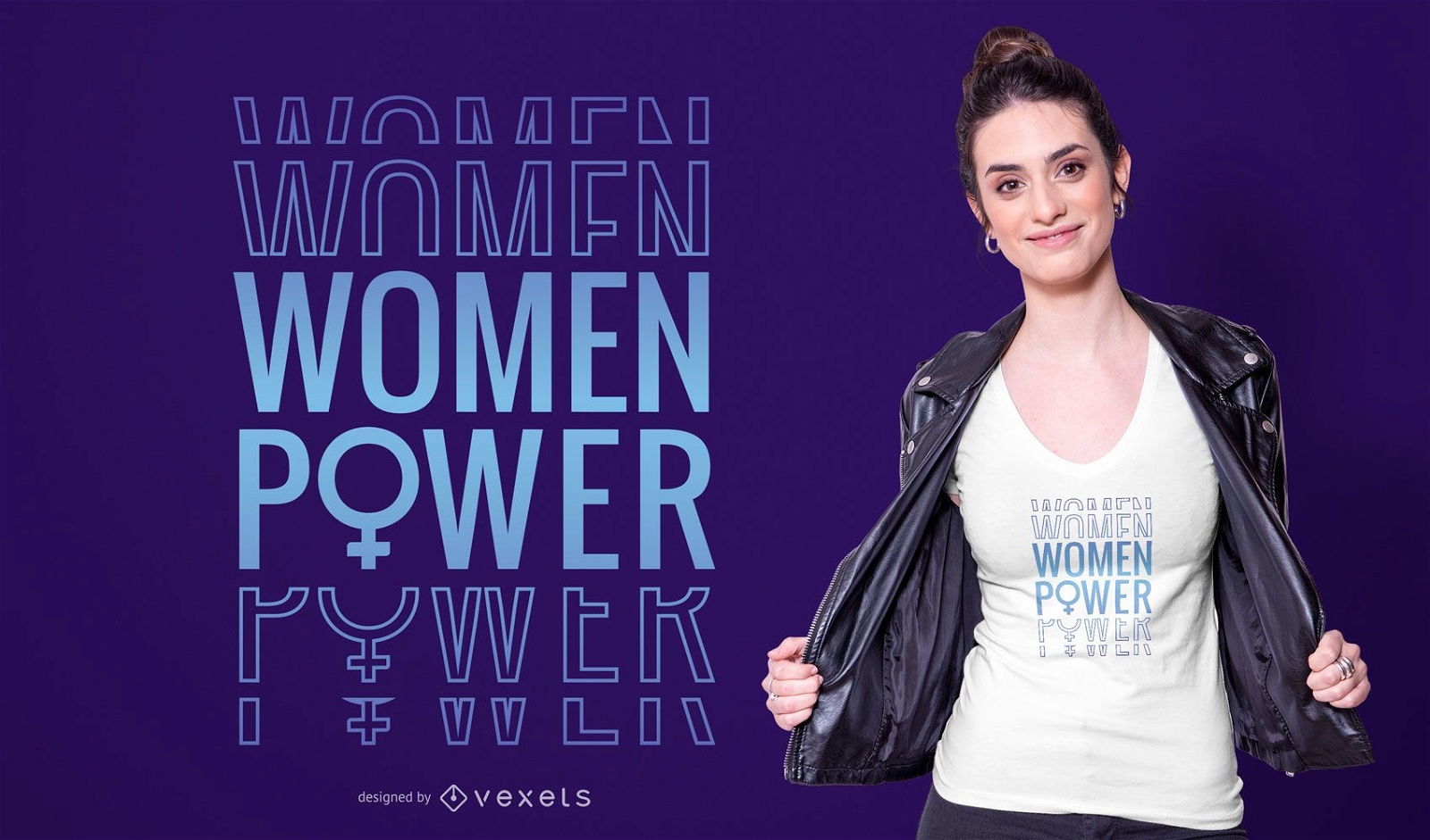 Frauen Power T-Shirt Design