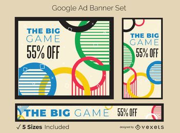Sports Ad Banner Set