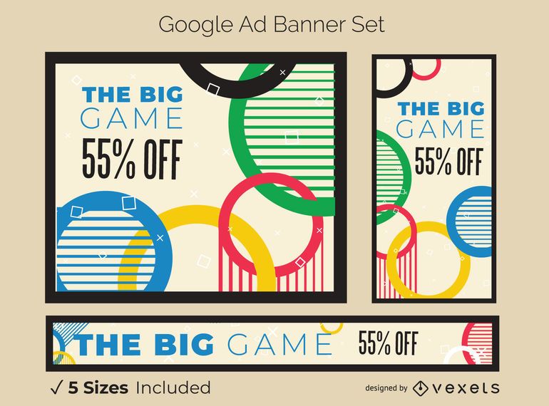 Conjunto de banners publicitarios de los Juegos Olímpicos Conjunto de banners publicitarios de los Juegos Olímpicos