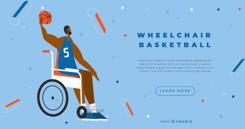 Wheelchair basketball landing page
