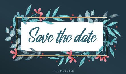 Spring frame banner design
