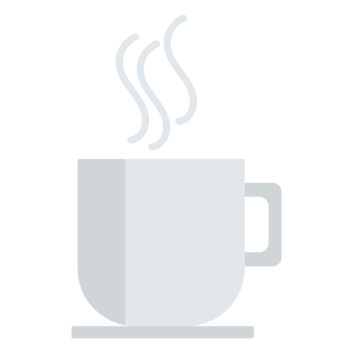 Kaffee monotone Ikone PNG-Design