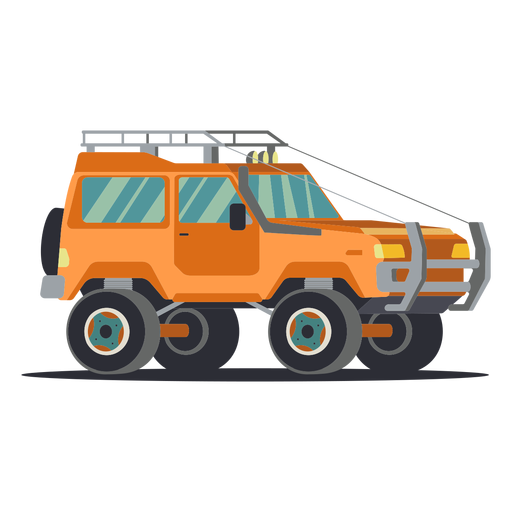 Cool illustration jeep PNG Design