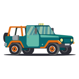 Coole Jeep-Illustration PNG-Design
