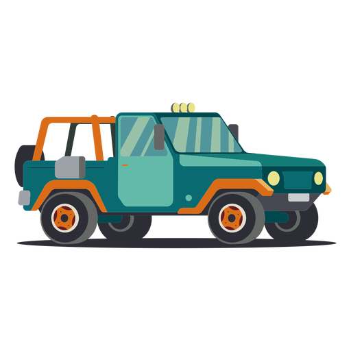 Cool jeep illustration PNG Design