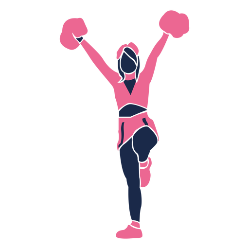 Download Cute cheerleader silhouette - Transparent PNG & SVG vector file