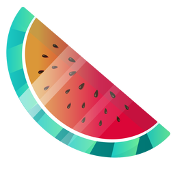 Nette Wassermelonenillustration PNG-Design
