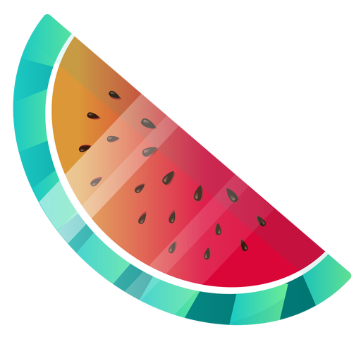 Cute watermelon illustration PNG Design