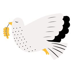 Ilustração da paz de pomba Desenho PNG