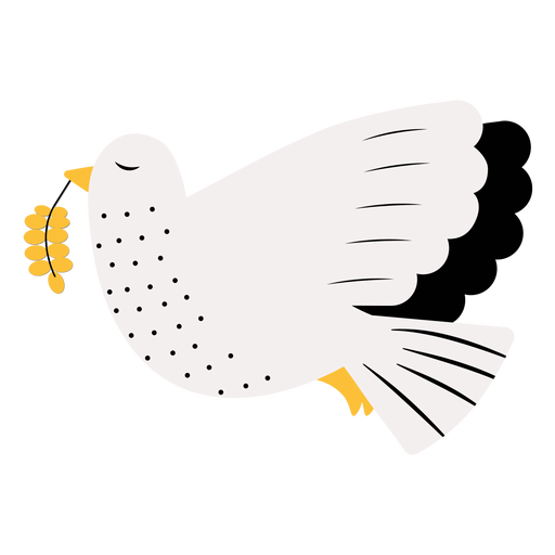 Ilustraci?n de la paz de la paloma Diseño PNG