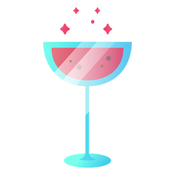 Beber copa de vino ilustración Diseño PNG
