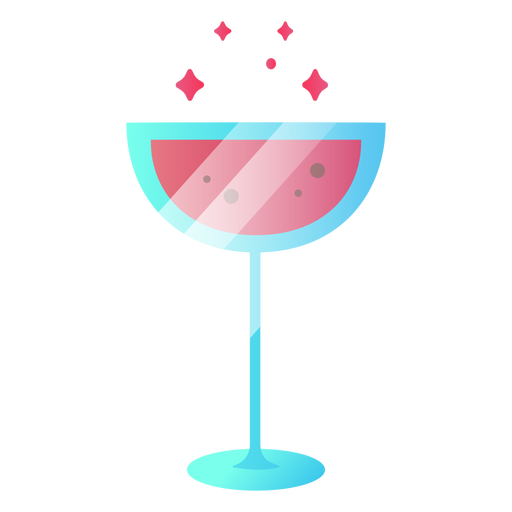 Trinken Sie Weinglas Illustration PNG-Design