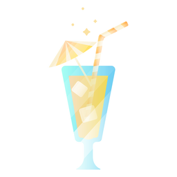 Beber con paraguas Diseño PNG