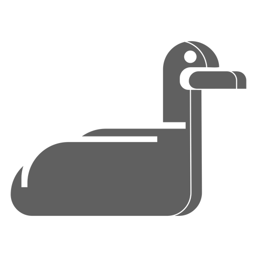 duck silhouette icon PNG Design