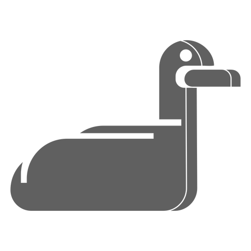 ícone de silhueta de pato Desenho PNG