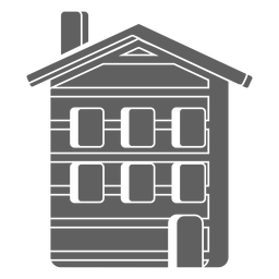 Ícone de casa finlandesa Desenho PNG