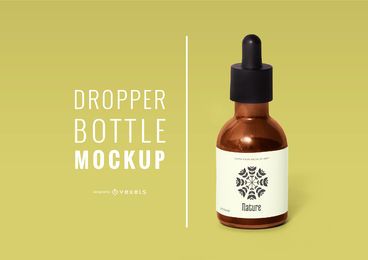 Dropper bottle mockup Dropper bottle mockup